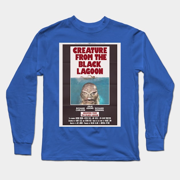 Never go in the Black Lagoon again Long Sleeve T-Shirt by MonsterKidRadio